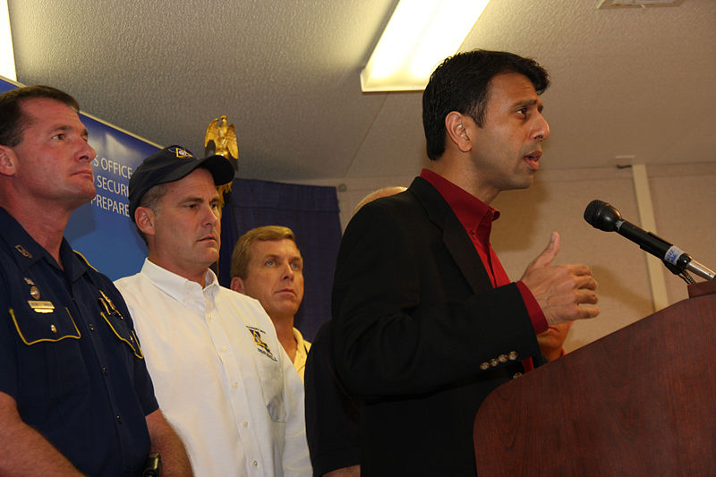 File:FEMA - 37774 - Governor Bobby Jindal at the podium in Louisiana.jpg