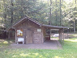 Die Fischerhütte am Entenweiher