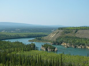 Five Finger Rapids seen from Klondike Highway Five Finger Rapids.jpg