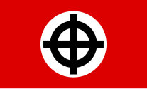 Застава неонацистичке Британске народне партије из 2005. године