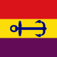 Flag of the Captain General of the Fleet Second Spanish Republic (1931-1939).svg