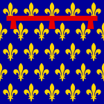 Flag of the Kingdom of Naples (Capetian House of Anjou) type 3.svg