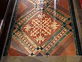 Floor decoration inside the chancel of the nineteenth-century Church of the Annunciation in Chislehurst. [681]