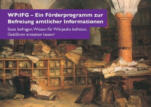 Flyer of the program for freedom of information requests