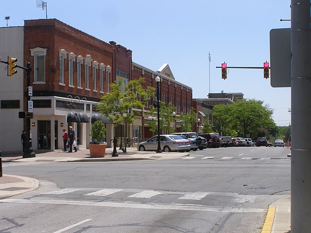 Franklin Street, east side of the Courthouse Square, Valparaiso