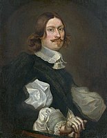 Frans Luycx. Portrait of Johann Georg Franz Wisendo von Wiesenburg (1622-1666) label QS:Len,"Portrait of Johann Georg Franz Wisendo von Wiesenburg (1622-1666)" . Muzeum Warszawy (identified as a portrait of a man in Swedish costume, 18th century).