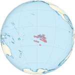 French Polynesia on the globe (French Polynesia centered).svg