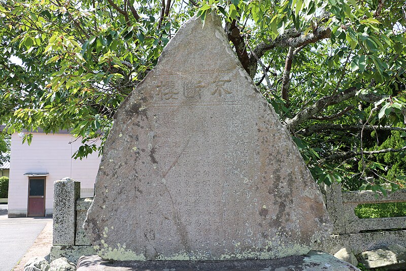 File:Fudan Zakura's poetry stone monument built in 1868.jpg