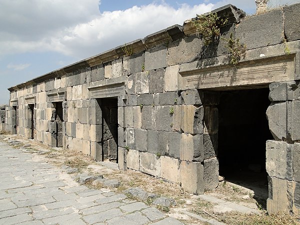 Stone structures in Gadara