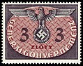 Generalgouvernement 1940 D14 Dienstmarke.jpg