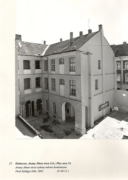 File:Generali Biztosító Irodaház, Debrecen, Piac u. 49 - Építés előtti állapot.jpg