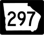 State Route 297 Markierung