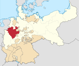 German Empire - Prussia - Westphalia (1871).svg