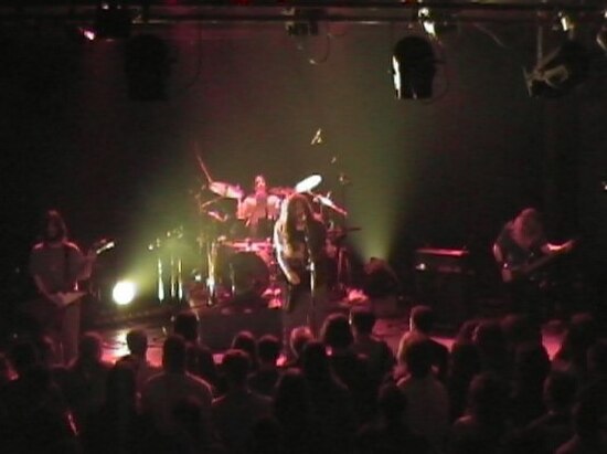 Gojira performing in Niort, France, during the October 2002 Terra Incognita Tour