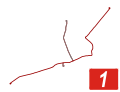 Gorzów tram line nr 1.svg