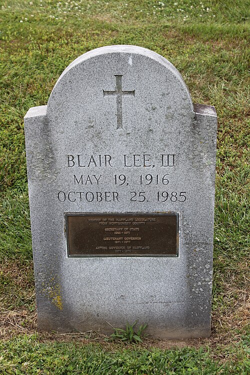 Grave of Lee at Rock Creek Cemetery