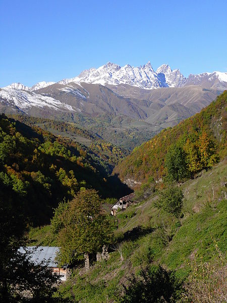 File:Gudanisckali valley, Chaukhi mountains, from Biso 2015.JPG