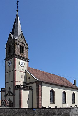 De kerk van Guewenheim