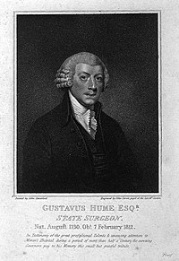 Gustaaf Hume.  Stippelgravure door J. Carver naar J. Comerfo Wellcome L0005724.jpg