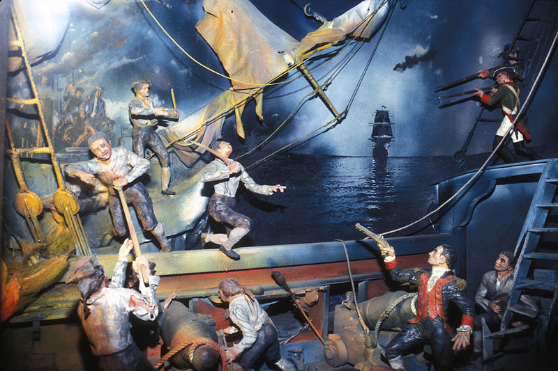 File:HISTORIC PAINTING IN THE U.S. NAVAL MUSEUM, WASHINGTON D.C..jpg