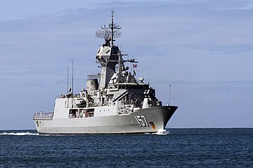 Модернизированный HMAS Perth, 2012 год.