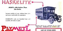 Haskelite and PlyMetl plywood panels advertised in a 1922 company catalog Haskelite -PlyMetl ad.jpg