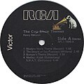 The standard black RCA Victor label used on vinyl LPs issued in the Americas from 1976 to 1989; 45 rpm records used a similar label.