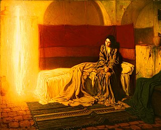 <i>The Annunciation</i> (Tanner) Painting by Henry Ossawa Tanner