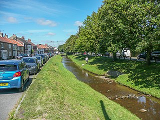 Swainby Village in North Yorkshire, England