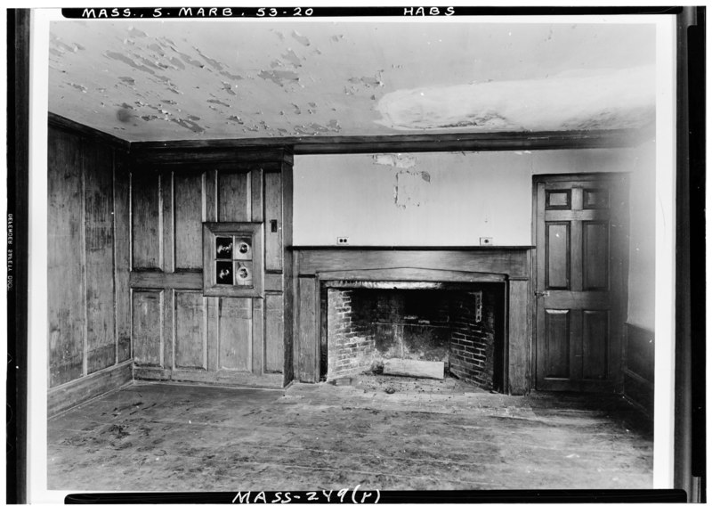 File:Historic American Buildings Survey Arthur C. Haskell, Photographer (r) INT.-NORTH WALL, SOUTHEAST ROOM, 1st. FLOOR - Robert Hooper House, 8 Hooper Street, Marblehead, Essex HABS MASS,5-MARB,53-20.tif