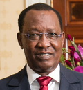 Idriss Deby cu Obamas (decupat) 2014.png