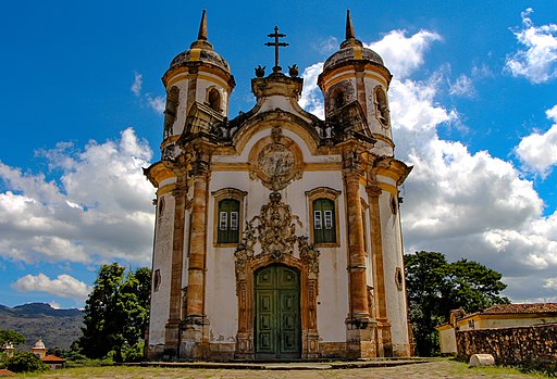 Igreja São Francisco de Assis in Ouro Preto (UNESCO-Weltkulturerbe in Brasilien)