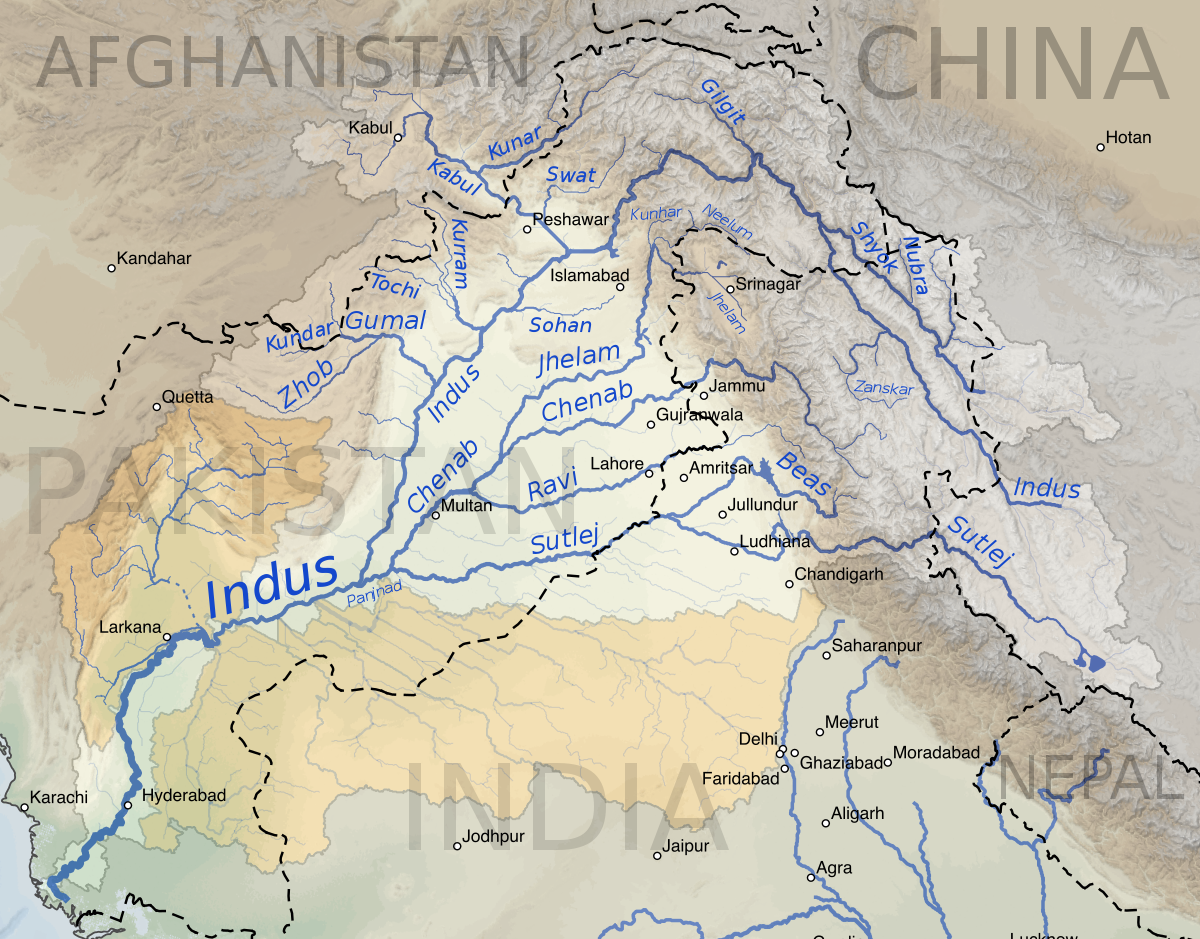Where is indus river valley located