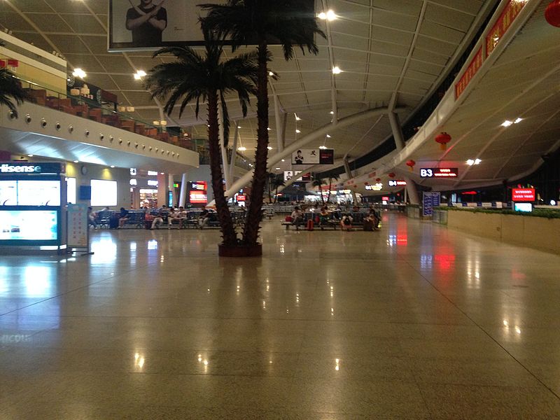 File:Inside view of Wuhan Station at night 2.JPG