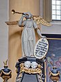 * Nomination Statue with trumpet in the catholic parish church St.Veit in Iphofen --Ermell 08:47, 28 October 2020 (UTC) * Promotion  Support Good quality., lots of detail --Virtual-Pano 20:40, 29 October 2020 (UTC)