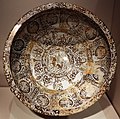 Lustreware great basin signed by Abu Zayd al-Kashani in 1191, Kashan, Iran.140