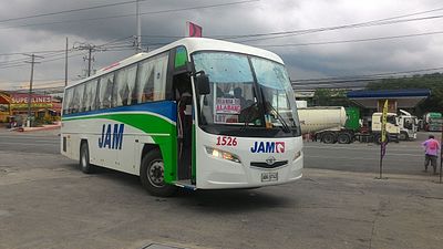 A JAM Liner bus which was formerly used by Cebu MyBus.