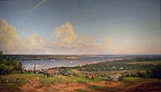 ジャスパー・フランシス・クロプシー (1823-1900), The Narrows from Staten Island, 1868
