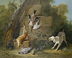 Jean-Baptiste Oudry: Biografi, De tidiga åren, Anställd som ordinarie målare vid de kungliga jakterna