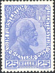 Johannes II.  Briefmarke (Ausgabe 1912-1916).jpg