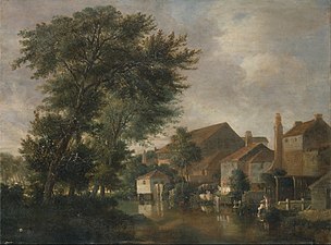 The River Wensum, Norwich (c.1814), Yale Center for British Art