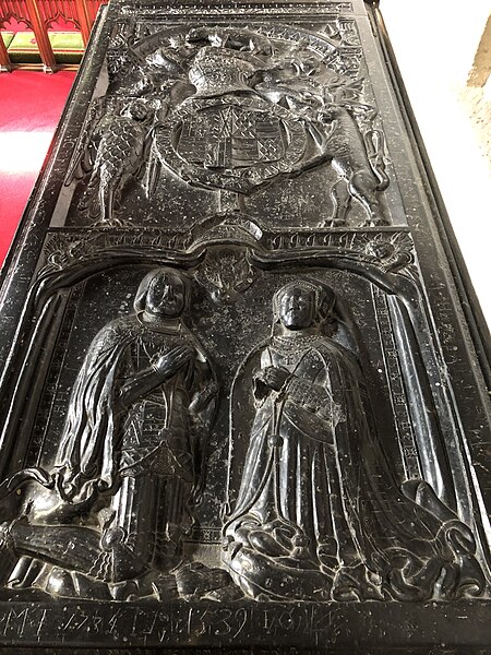 Funerary Monument of John De Vere, 15th Earl of Oxford in St Nicholas Church, Castle Hedingham, Essex