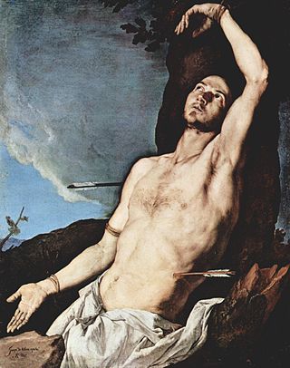 <span class="mw-page-title-main">Saint Sebastian (Ribera, Naples)</span> 1651 oil on canvas painting by Jusepe de Ribera