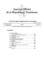 Thumbnail for File:Journal République Tunisienne - annonce 104-2012 enregistrement Association Balsam de linfirmier.pdf