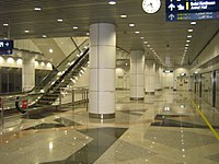 Станция Kuala Lumpur International Airport ERL station[en] линии KLIA Ekspres[en].