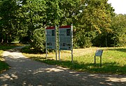 Infotafeln im Park der Erinnerung