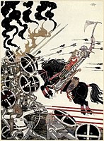 Kay Nielsen - East of the sun and west of the moon - the widow's son- the Lad in the Battle.jpg