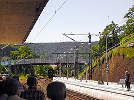 Bahnhof Lambrecht im Jahr 2005