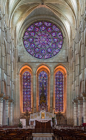 Laon Cathedral East Window, Picardy, France