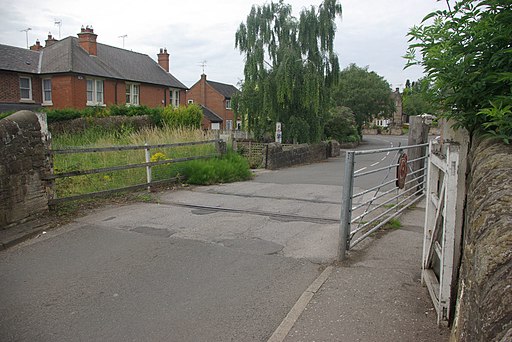 Level crossing at Little Eaton - geograph.org.uk - 2502277